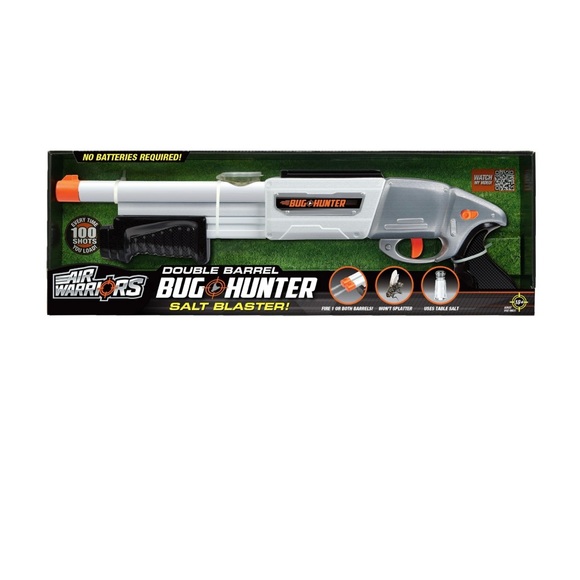 COPY - NEW BUG HUNTER SALT BLASTER Air Warriors, DOUBLE BARREL SALT GUN FOR FLI… - Picture 6 of 15